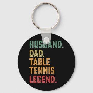 Porte-clés Hommes mari papa de table de tennis de table légen