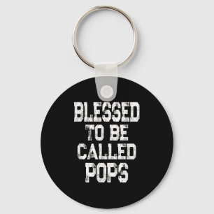 Porte-clés Hommes Vintages Bénis D'Être Appelés Pops - Grand-