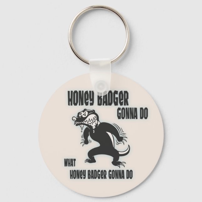 Porte-clés Honey Badger (Recto)