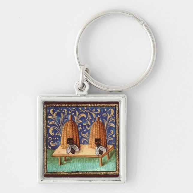 PORTE-CLÉS HONEY BEE, BEEKEPER BEEKEEPING APIARIST (Devant)