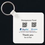 Porte-clés Honeymoon Fund PayPal Venmo QR code Merci<br><div class="desc">Pour les amateurs de musique comme nous</div>
