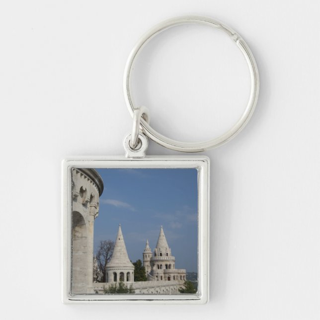 Porte-clés Hongrie, ville capitale Budapest. Buda, Château (Devant)
