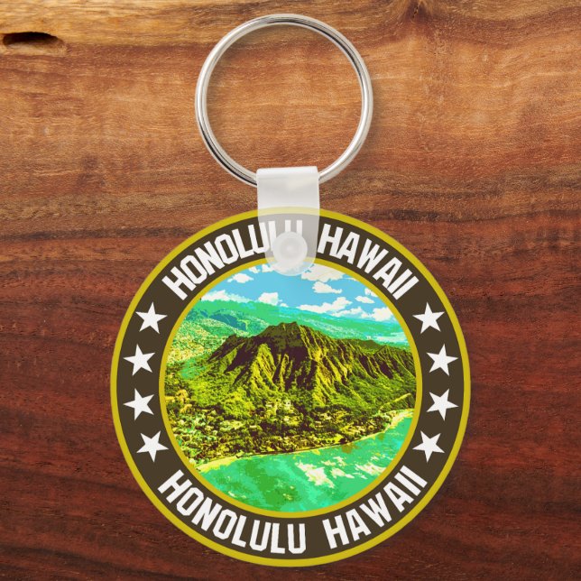 Porte-clés Honolulu (Recto)