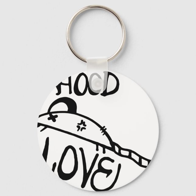 Porte-clés Hood Rat Love (Recto)