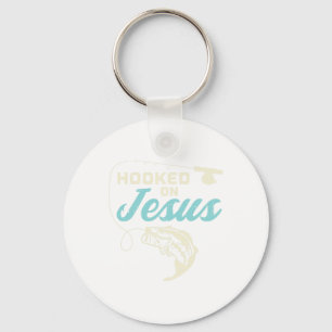 Porte-clés Hook Sur Jésus Par Pêche Chrétien Dieu Religieux