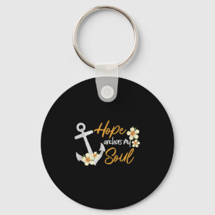 Porte-clés Hope Ancres My Soul Inspirational Christian Bible