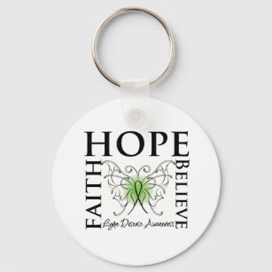 Porte-clés Hope Belith Faith - Maladie de Lyme