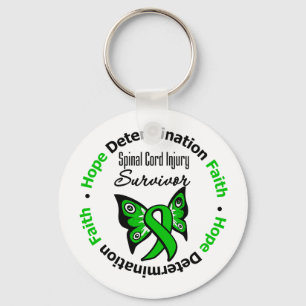 Porte-clés Hope Determination Faith Spinal Cord Injury