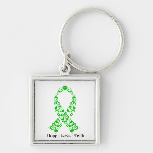 Porte-clés Hope Green Awareness Ribbon (Devant)