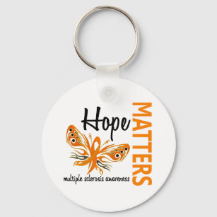 Porte-clés Hope Matters Papillon Sclérose en plaques