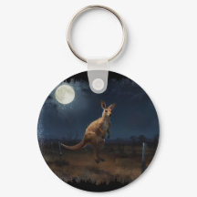 Hopping Kangaroo & Pleine lune