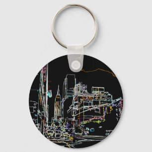 Porte-clés Horizon coloré à Manhattan