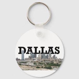 Porte-clés Horizon de Dallas avec Dallas dans le ciel