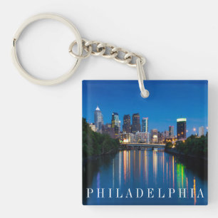 Porte-clés Horizon de Philadelphie au porte - clé de souveni