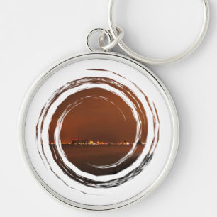 Porte-clés Horizon de Puerto Vallarta la nuit ; Aucune
