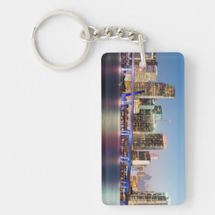 Porte-clés Horizon lumineux de Miami du centre au crépuscule