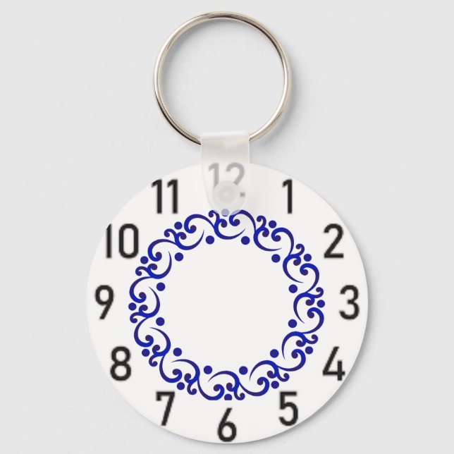 Porte-clés Horloge (Recto)