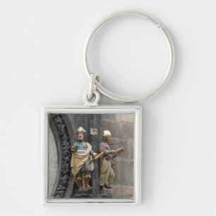 Porte-clés Horloge astronomique ou Prague Orloj