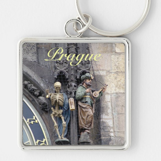 Porte-clés Horloge astronomique ou Prague Orloj (Devant)