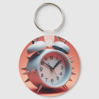 Porte-clés Horloge d'alarme marquée