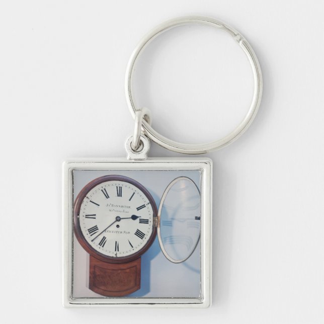 Porte-clés Horloge de cadran de tronc, Londres, 1850 (Devant)