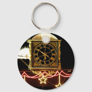 Porte-clés Horloge étonnante à Noël