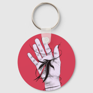 Porte-clés Horreur Gothique Poignée Fleur Monster Macab Art