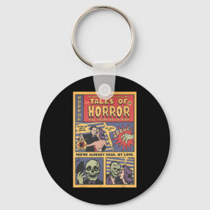 Porte-clés Horreur Vintage Comic Book Retro Halloween Éffraya