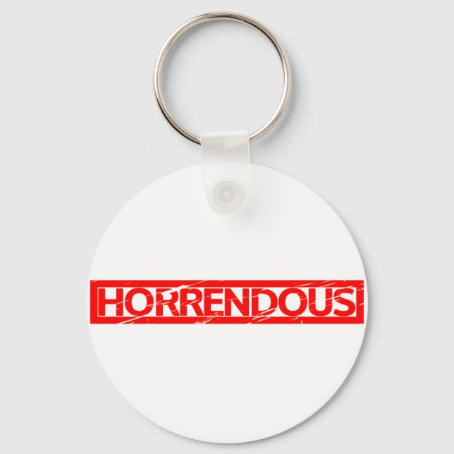 Porte-clés Horrible Timbre (Recto)