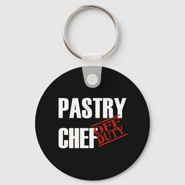 PORTE-CLÉS HORS SERVICE PASTRY CHEF DARK (Recto)