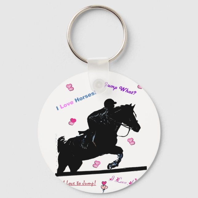 Porte-clés Horse Doodles (Recto)
