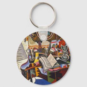 Porte-clés Horse Pipe Red Flower by Joan Miro