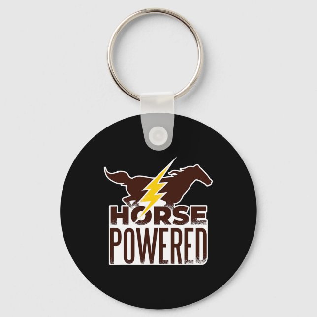 Porte-clés Horse Riders Horse Powered (Recto)