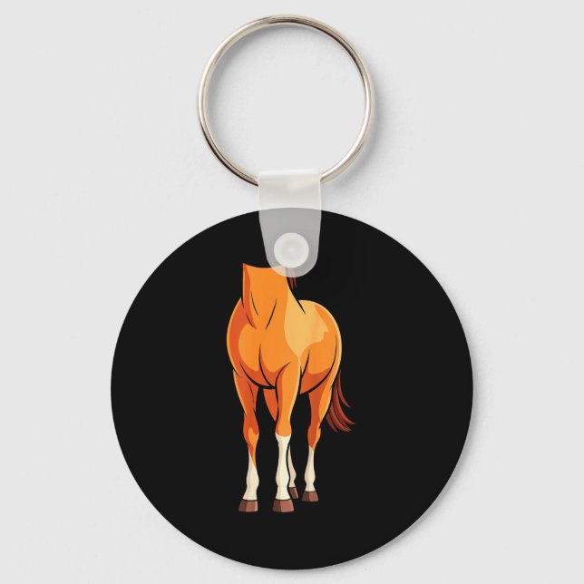 Porte-clés Horse Shirt Adult Kids Men Women Body Horse Costum (Recto)
