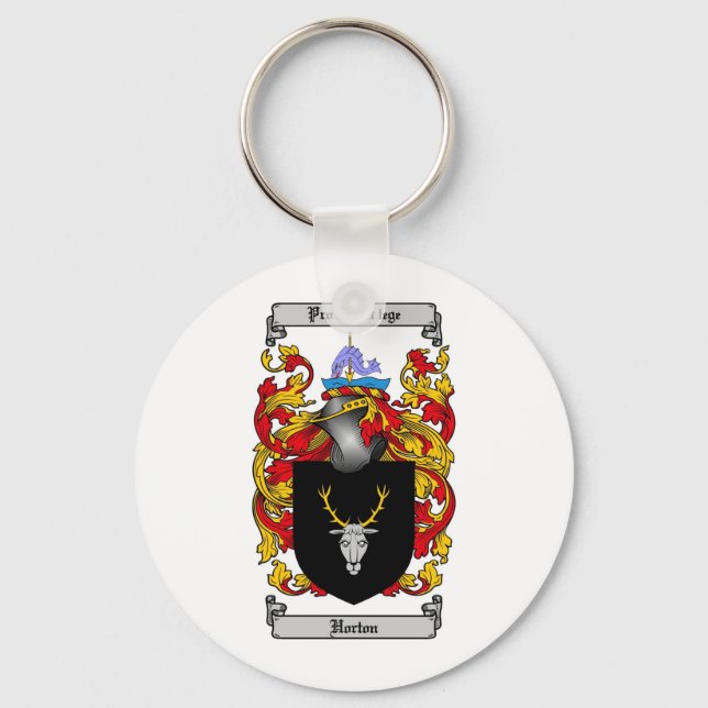 PORTE-CLÉS HORTON FAMILLE CREST - HORTON COAT D'ARMES (Recto)
