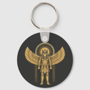 Porte-clés Horus avec disque solaire 