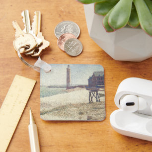 Porte-clés Hospice et phare de Honfleur par Georges Seurat