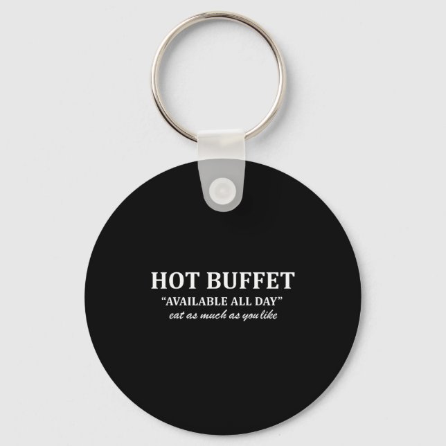 Porte-clés Hot Buffet Available All Day Eat As Much As You Li (Recto)