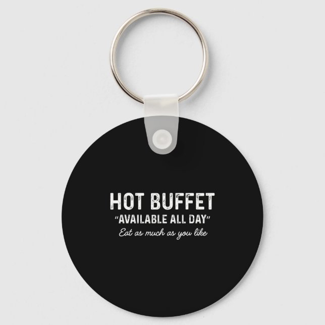 Porte-clés Hot Buffet Available All Day Eat As Much As You Li (Recto)