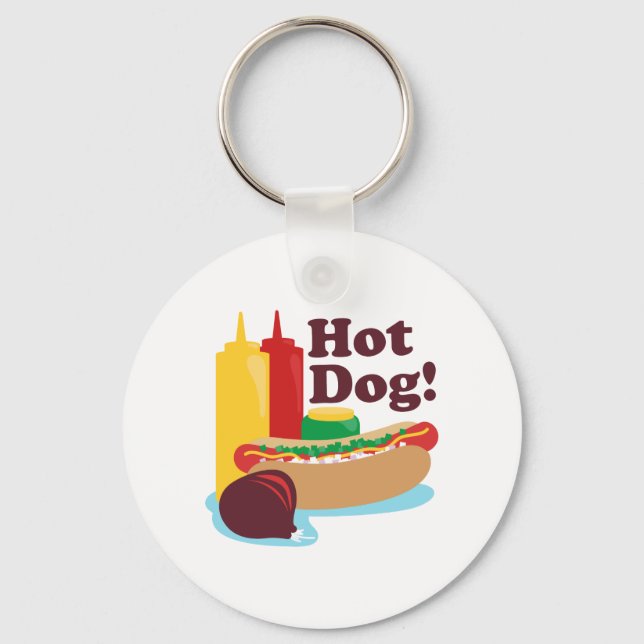 Porte-clés Hot Dog ! (Recto)