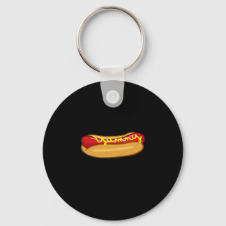 Porte-clés Hot dog funny hot dog lover performance