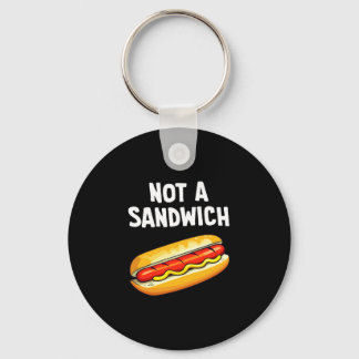 Porte-clés Hot dog not a sandwich performance