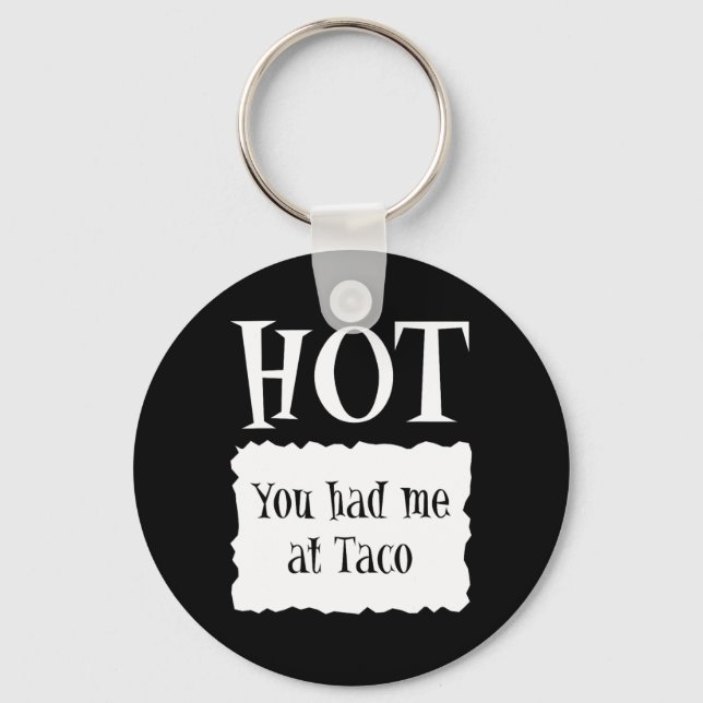 Porte-clés HOT - Paquet chaud Halloween Costume Taco 1 (Recto)
