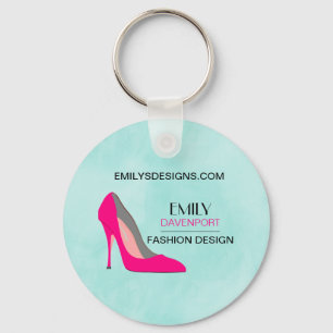 Porte-clés Hot Pink Stiletto High Heel Shoe Chic Business