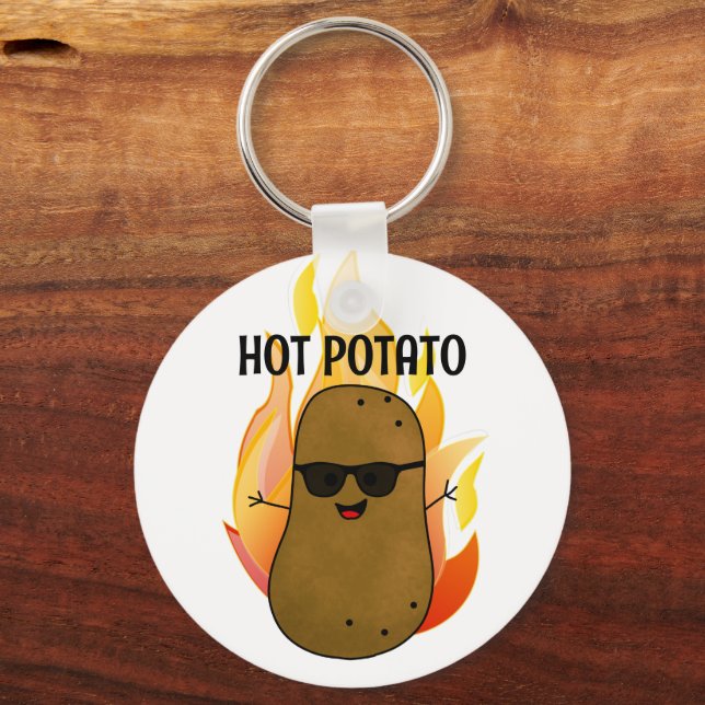 Porte-clés Hot Potato Personnalisé (Verso)