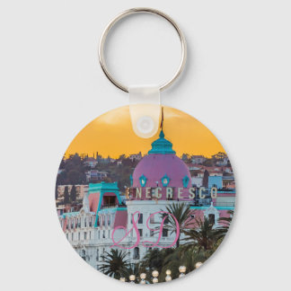 Porte-clés Hôtel de luxe célèbre Hotel Negresco à Nice France