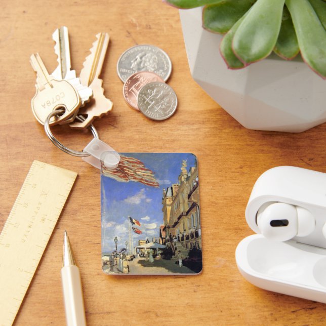 Porte-clés Hotel des Roches Noires, Trouville by Claude Monet (Bureau)