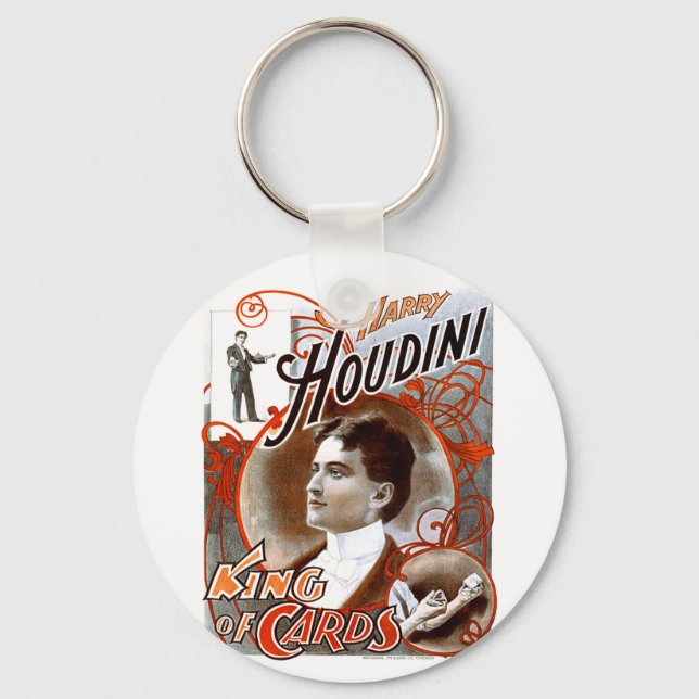 Porte-clés Houdini - Le Roi des Cartes (Recto)
