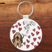 Porte-clés Hound Dog Love (Front)