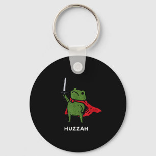 Porte-clés Hourra Chevalier Grenouille Citation de Mème d'Épé